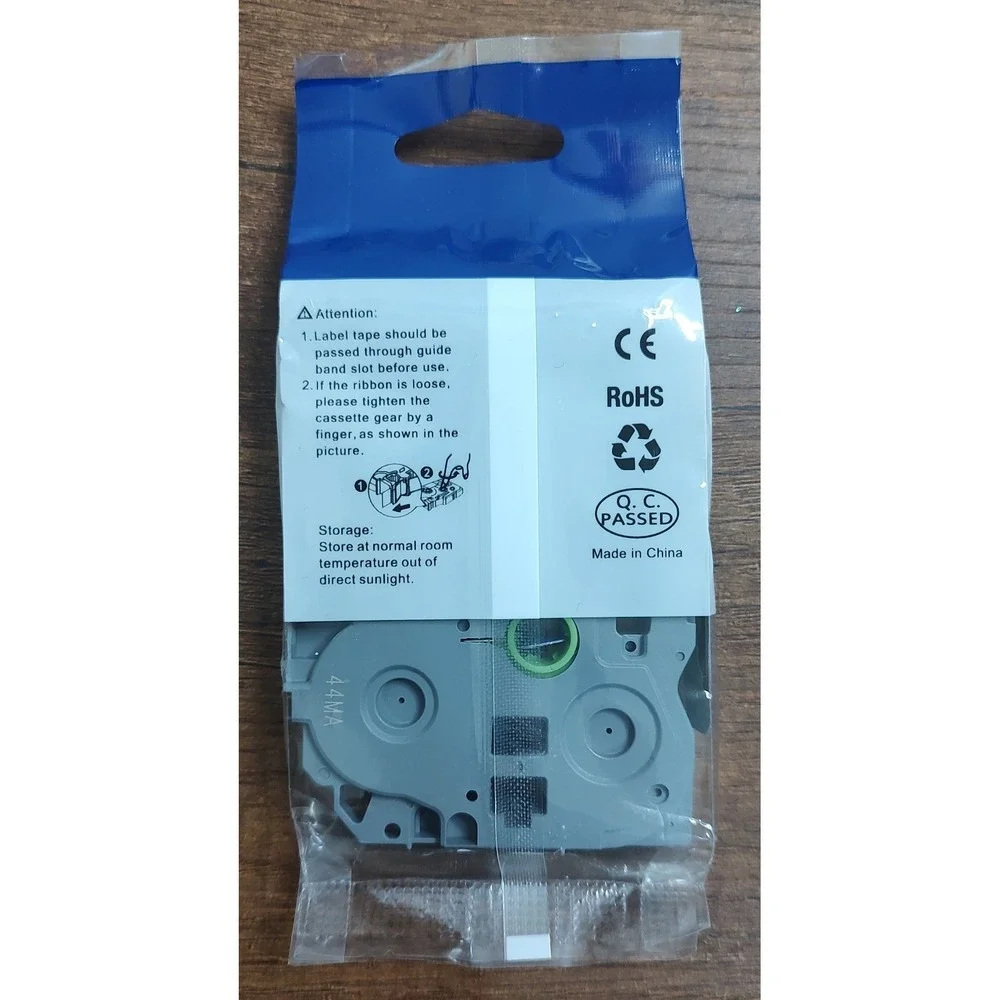 Label Tape Cassette Laminated 12mm, TZc-231 NEW Sealed Unbranded B19